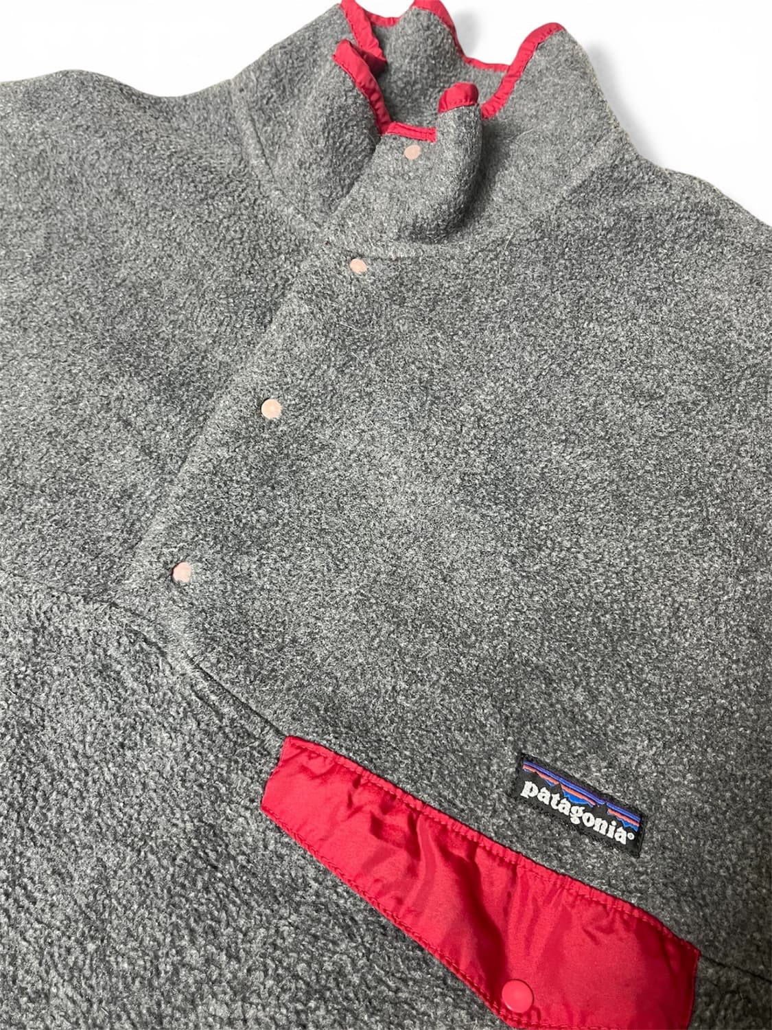 파타고니아 신칠라 그레이/레드 헤비 XL 상품이미지3