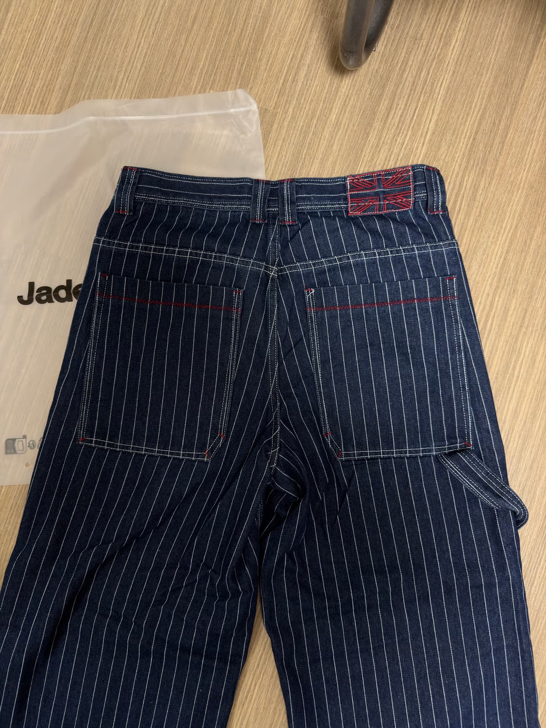 제이디드 런던 스트라이프 데님팬츠 상품이미지4