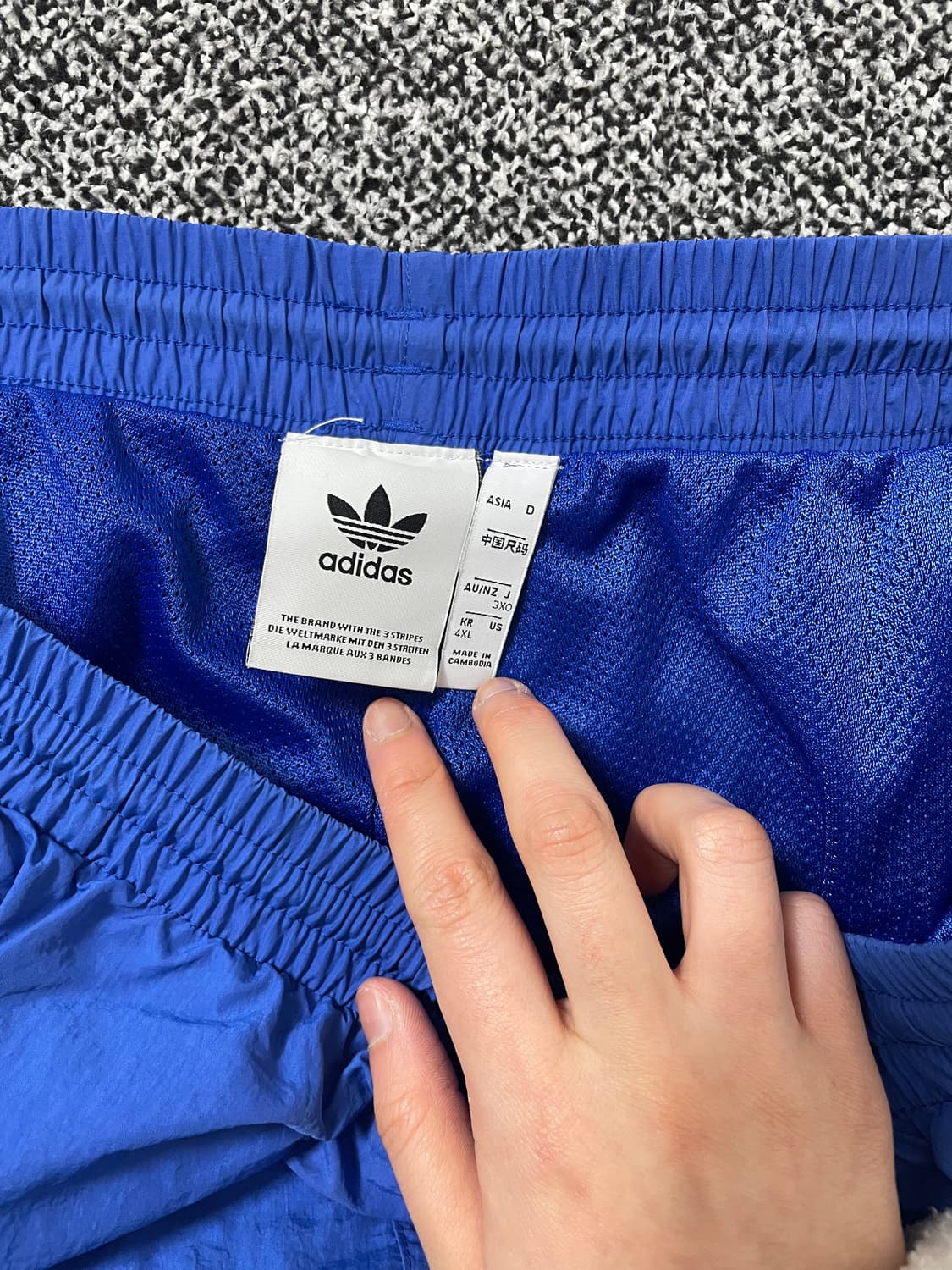 빈티지9. 아디다스 츄바 블루 트레포일 트랙팬츠 조거 상품이미지3