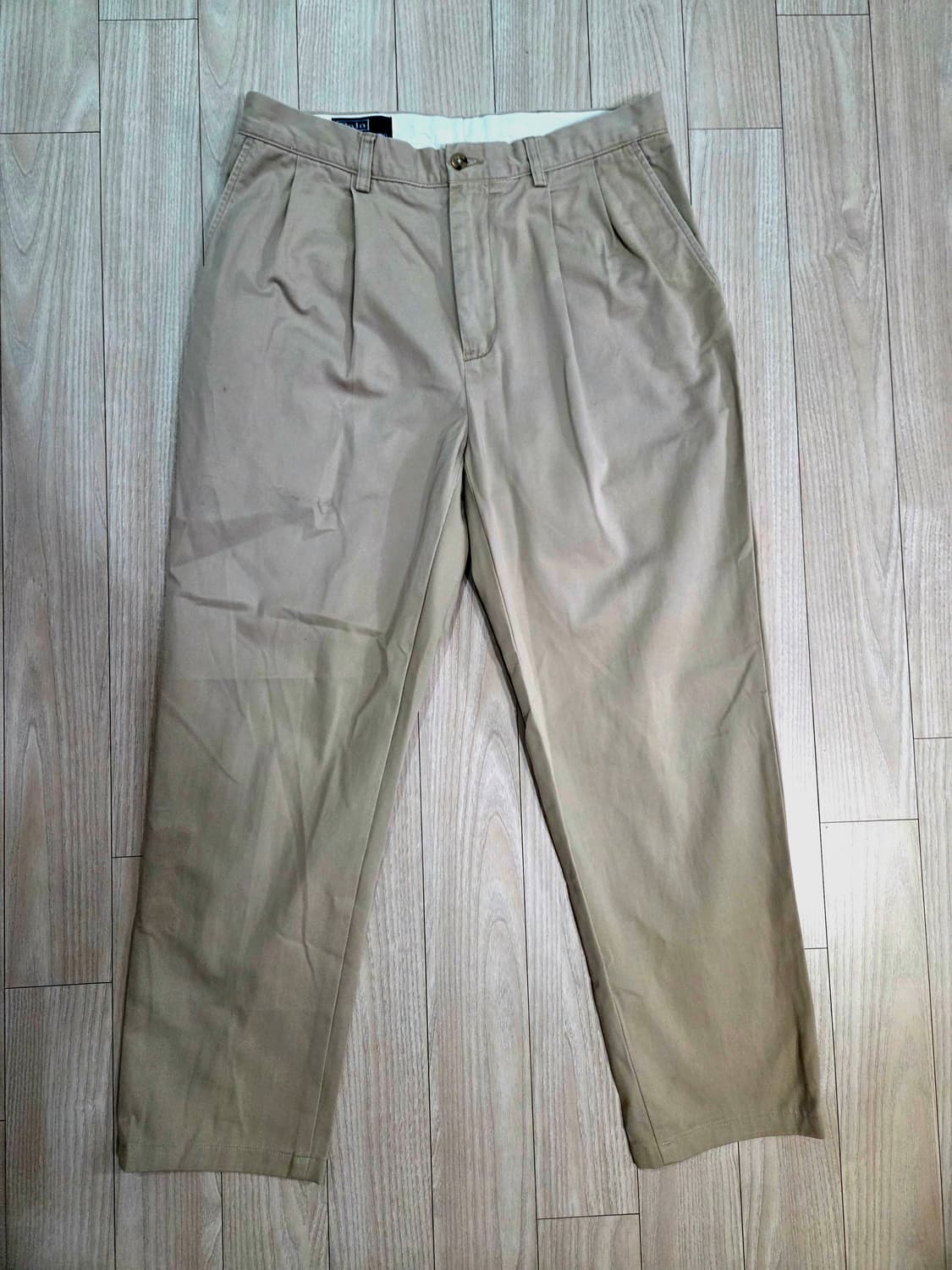 ​[정품] 폴로 랄프로렌 프레스팩 치노 팬츠 (리버스 플리츠/32사이 상품이미지1