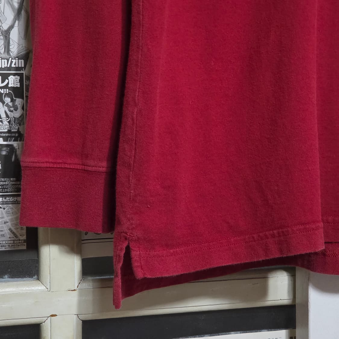 JPN 아디다스 버건디 PK 롱슬리브 상품이미지5