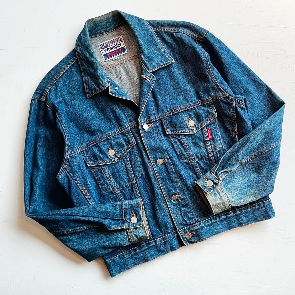 90s 랭글러 데님 자켓 m 상품이미지3