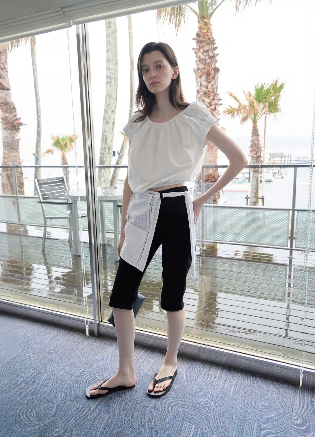 르바 Below Capri Denim - Black (XS) 상품이미지2