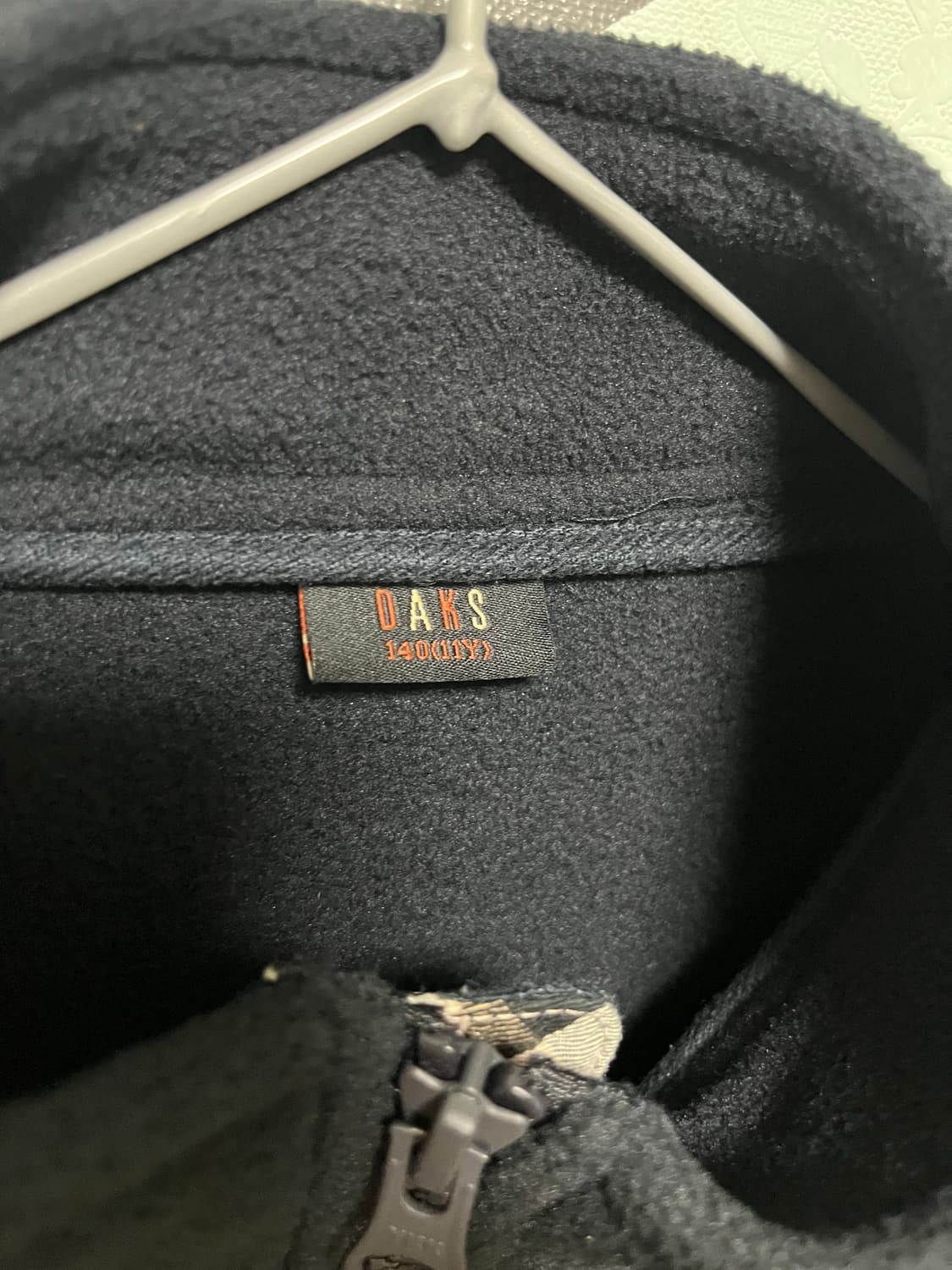 닥스 블랙 키즈 플리스 자켓 상품이미지4