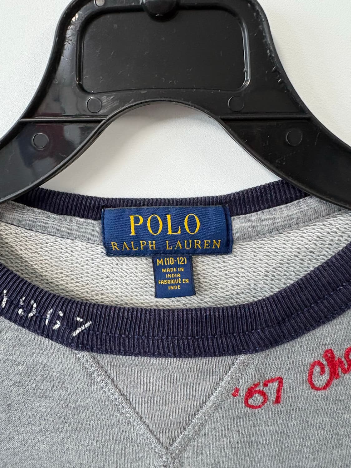 폴로 랄프로렌 패치 배색 맨투맨 상품이미지8