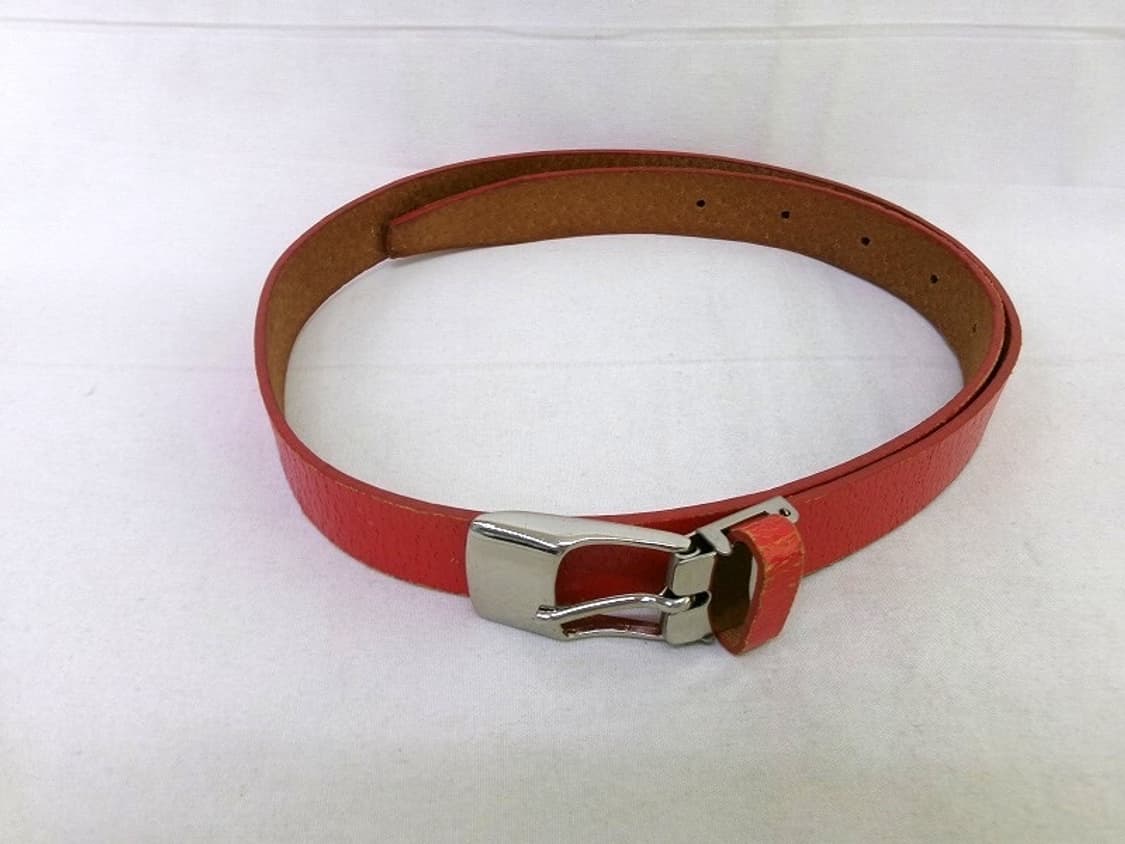 꼼데가르송 레드 레더 벨트 상품이미지1