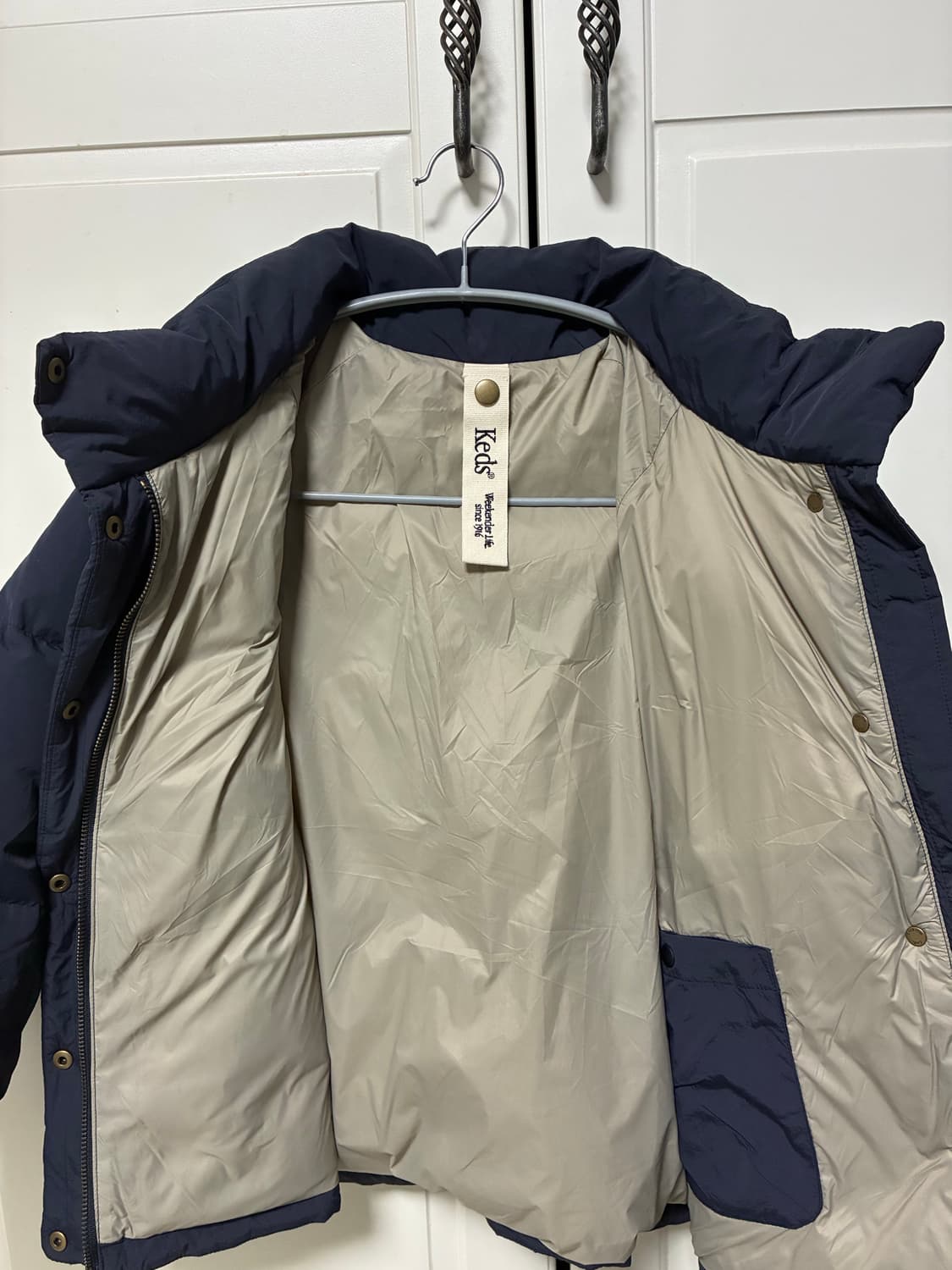 케즈 클래식 다운 패딩 네이비 상품이미지8