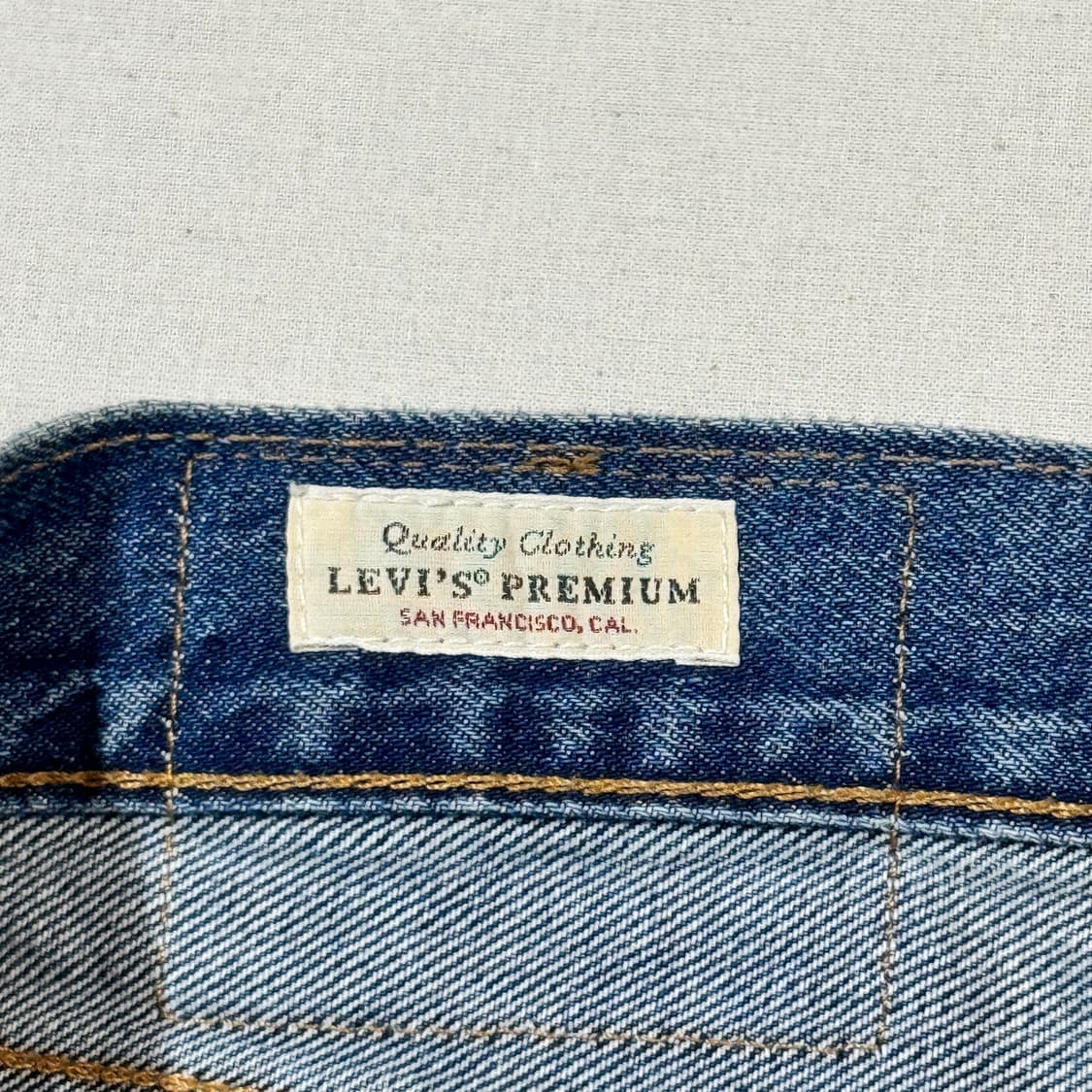 36inch) 리바이스 568 루즈 스트레이트 와이드 데님 청바지 상품이미지8