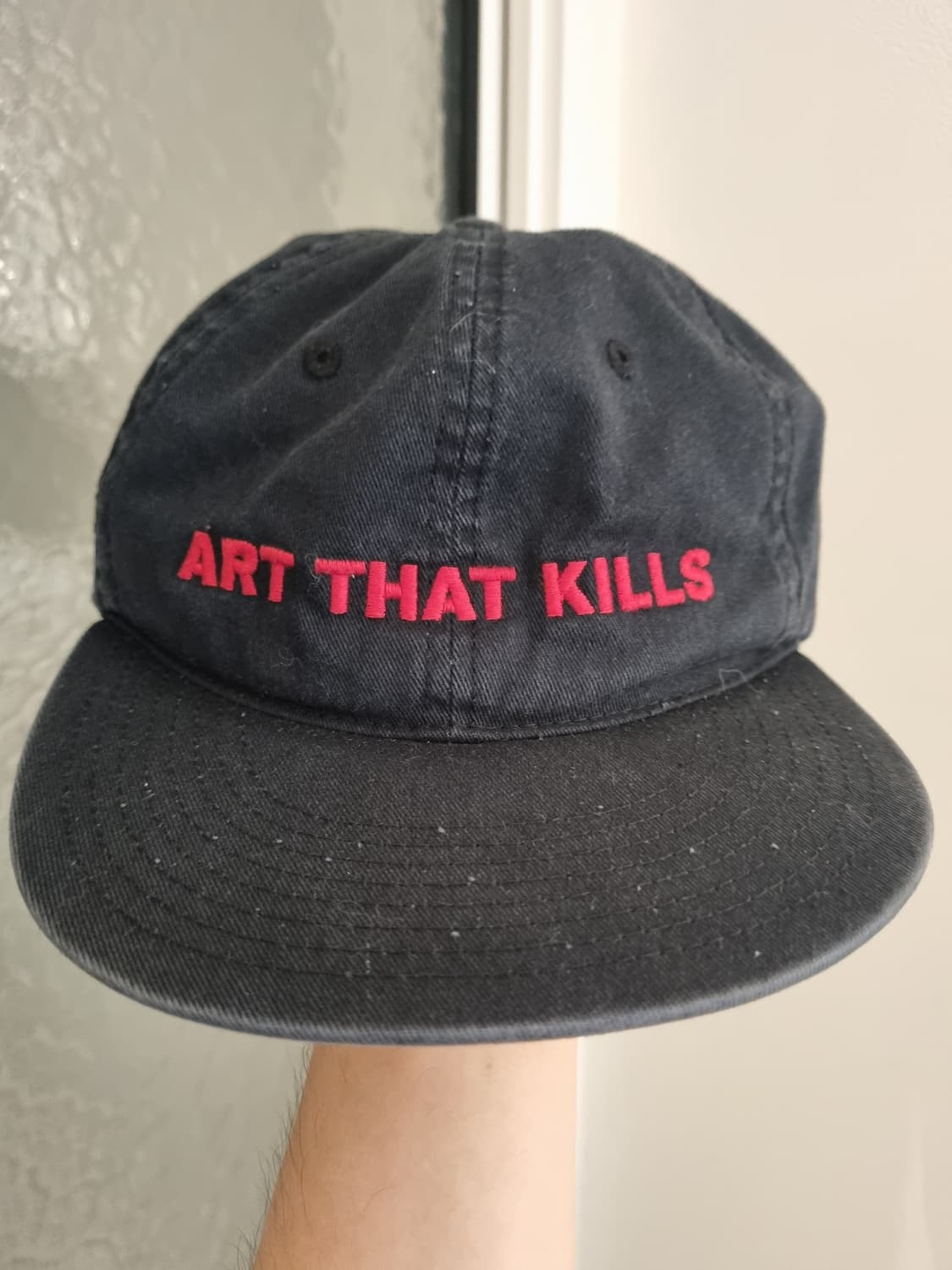 갤러리디파트먼트 댑트 ART THAT KILLS 블랙 워싱 캡 상품이미지1