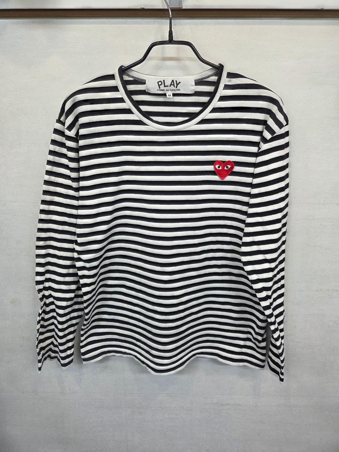 꼼데가르송 스트라이프 롱슬리브 긴팔 m 상품이미지1