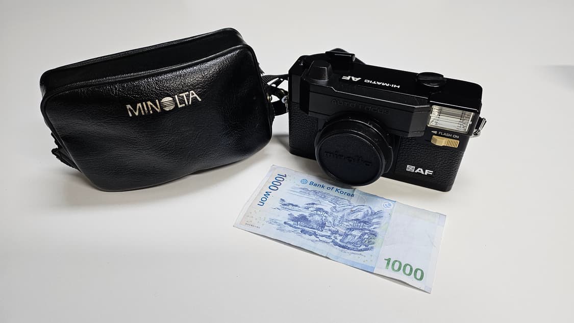 작례O 명품 로코르의 시작 미놀타 하이매틱 AF 필름카메라 빈티지 필카 상품이미지1