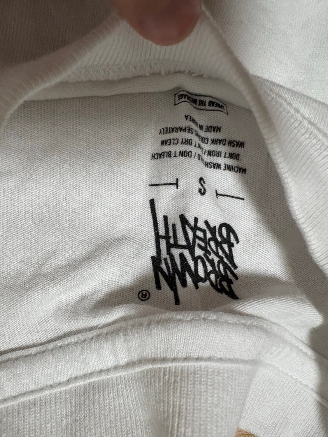 브라운브레스 반팔 티셔츠 화이트 상품이미지3