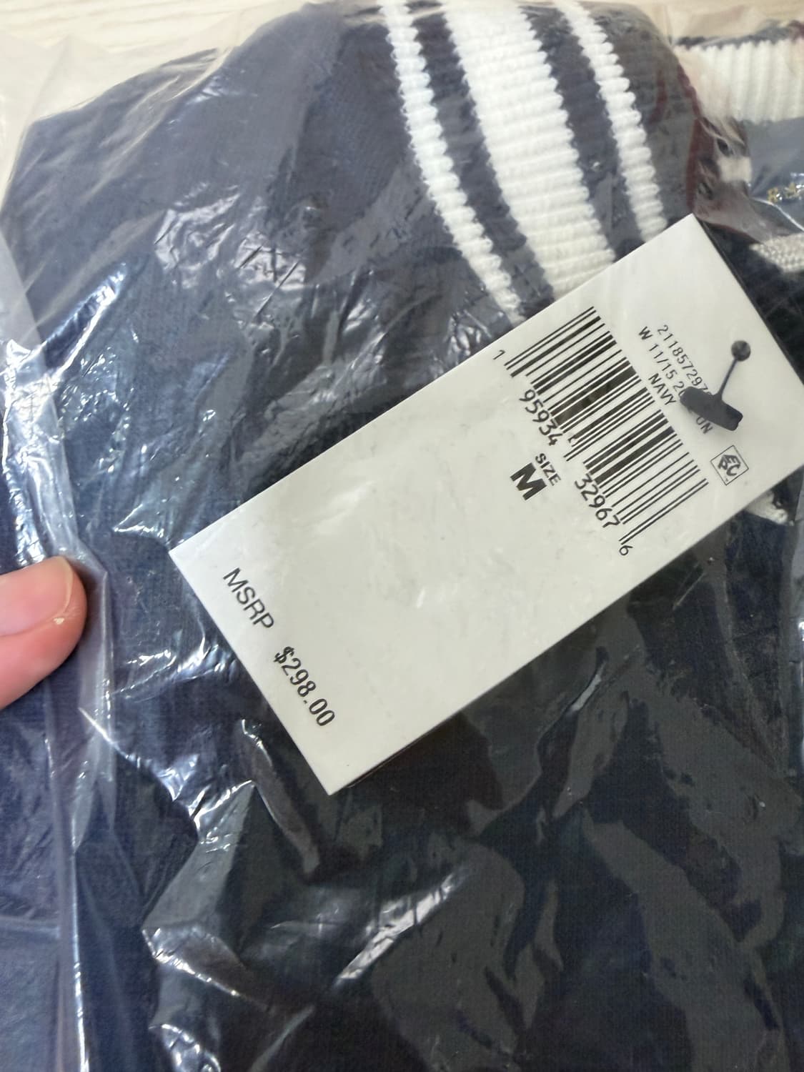 폴로 호랑이(타이거) 패치 바시티 자켓 네이비 상품이미지3