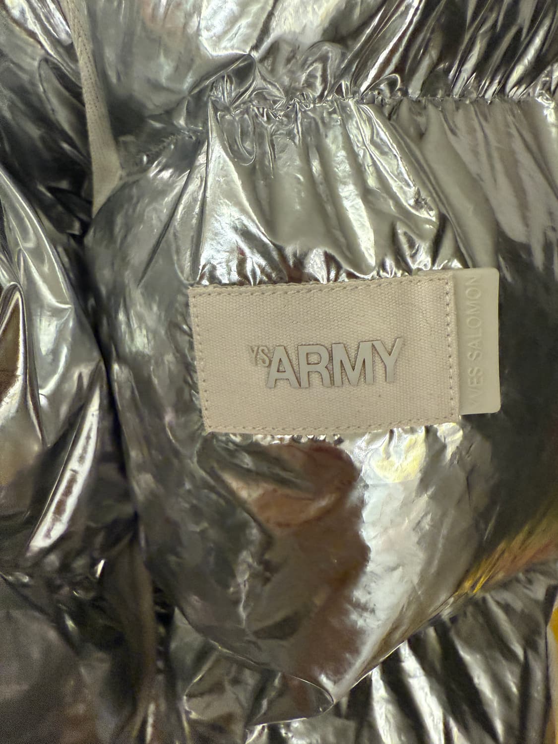 이브 살로몬 Yves Salomon YS Army 메탈릭 패딩 상품이미지5