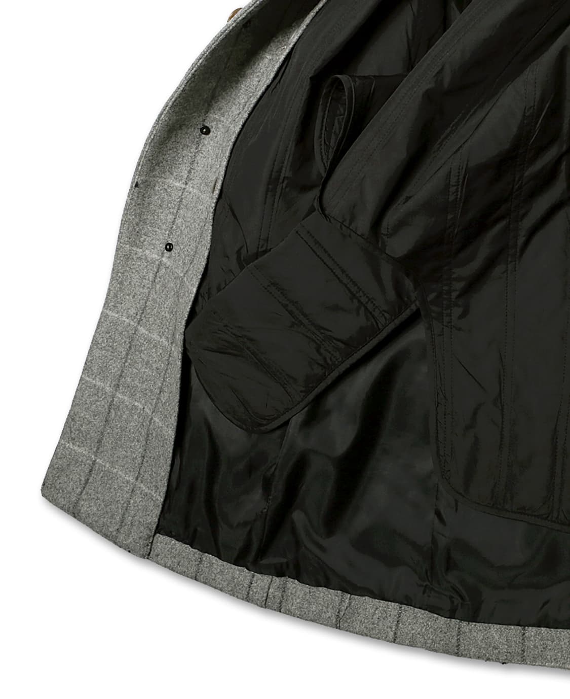 유나이티드 애로우즈 [United Arrows] 체크 클래식 코트 상품이미지6