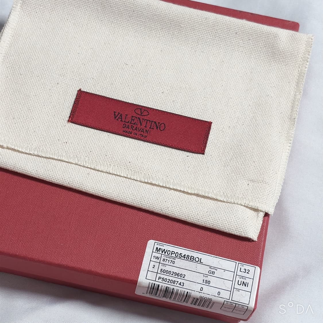 발렌티노 스터드 카드지갑 블루 풀세트 상품이미지10