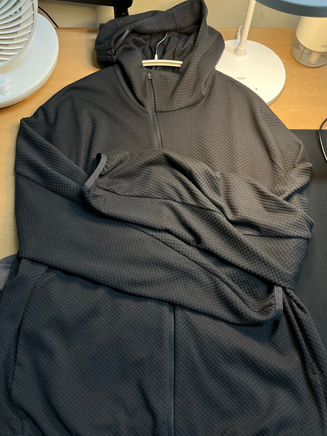 포스트아카이브팩션(PAF) 플리스 후디 차콜 M 상품이미지2