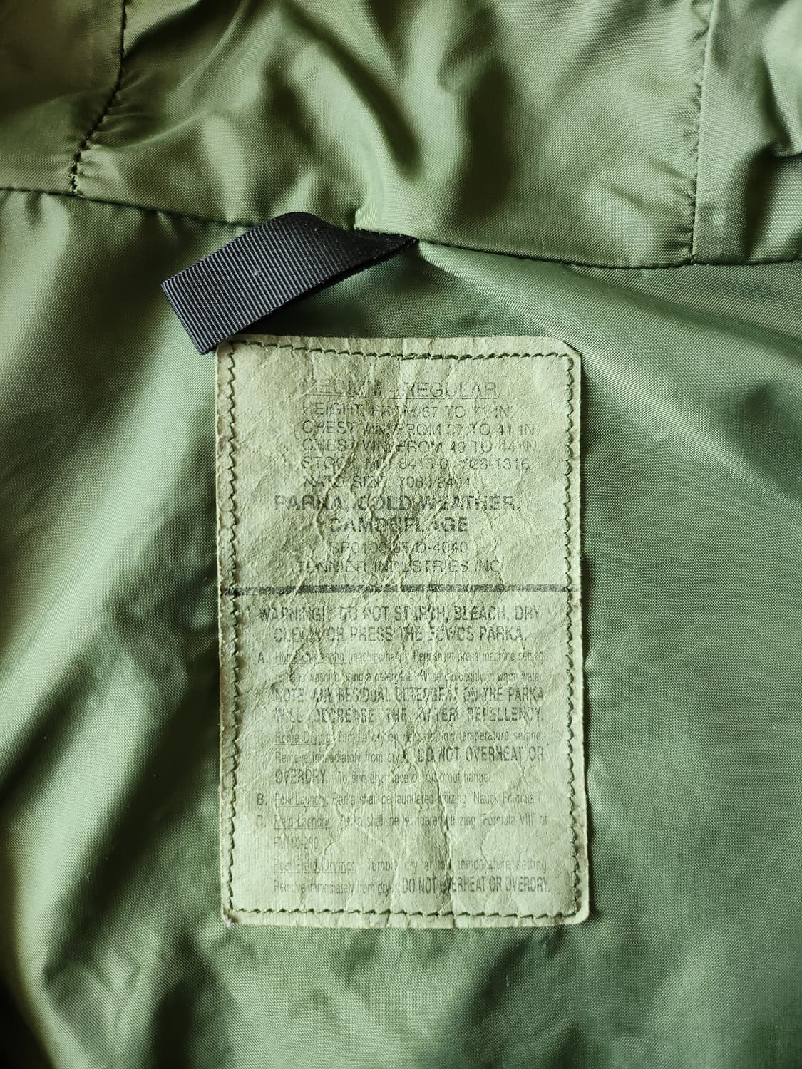 US Gore-tex parka 1st woodland 상품이미지6