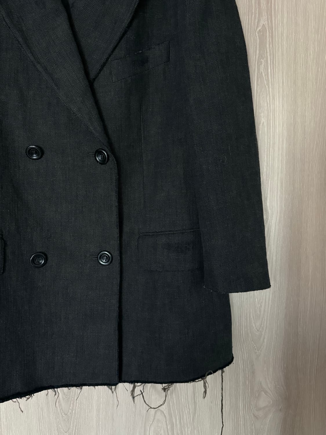 아크네 스튜디오 울 더블 브레스티드 블레이저/ EU 40 상품이미지4