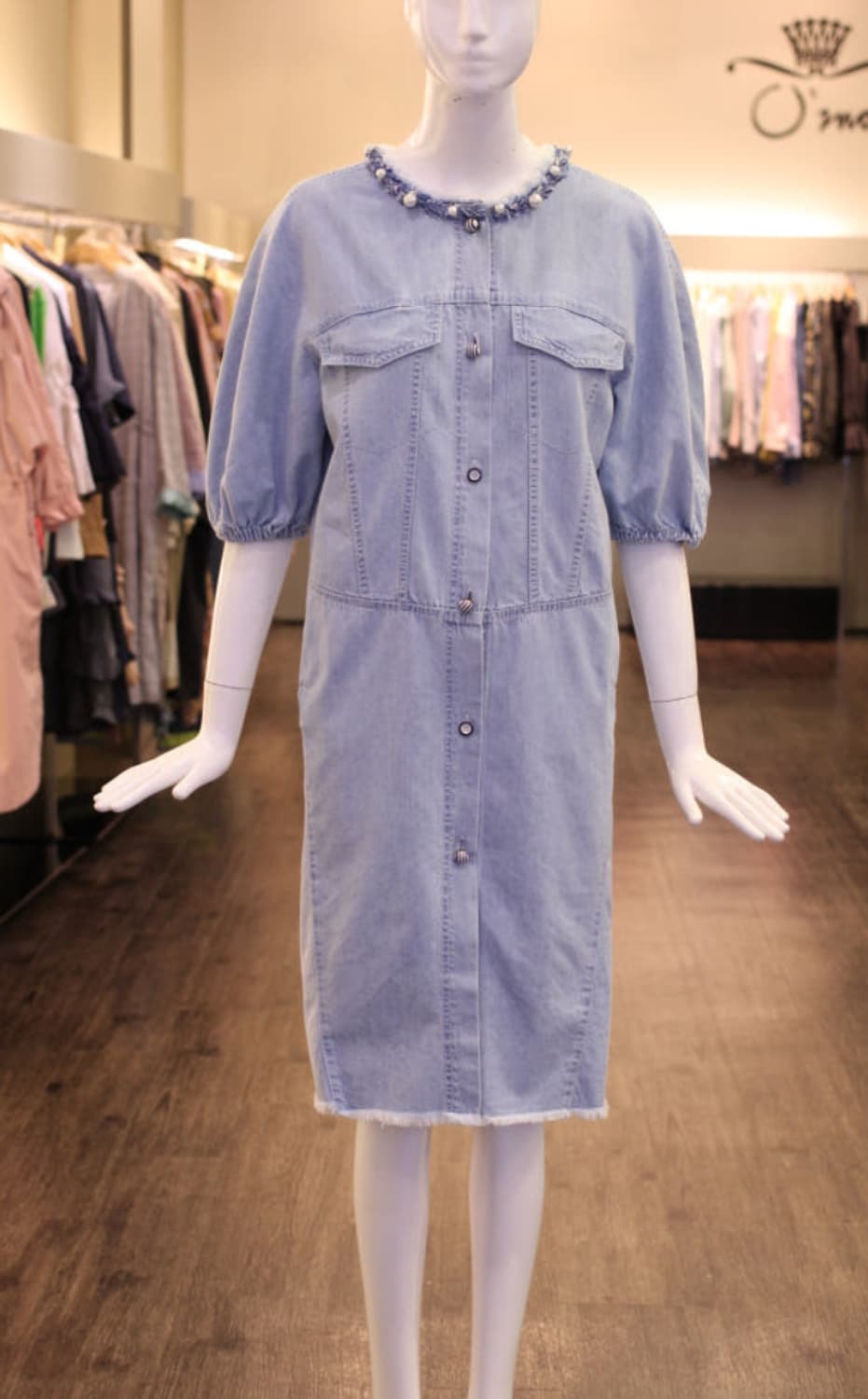 오즈세컨 데님 원피스  상품이미지1