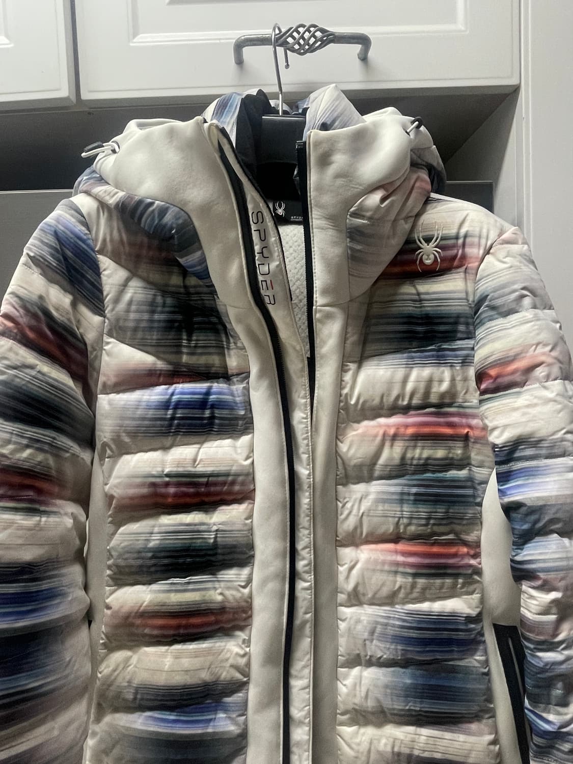 스파이더 롱패딩 상품이미지1