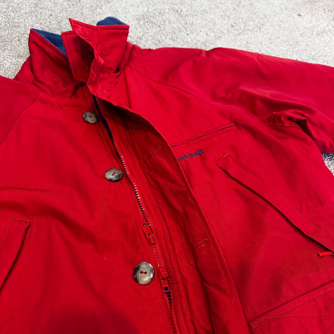 몽벨 레드 폴라텍 플리스 마운틴 자켓L 상품이미지9