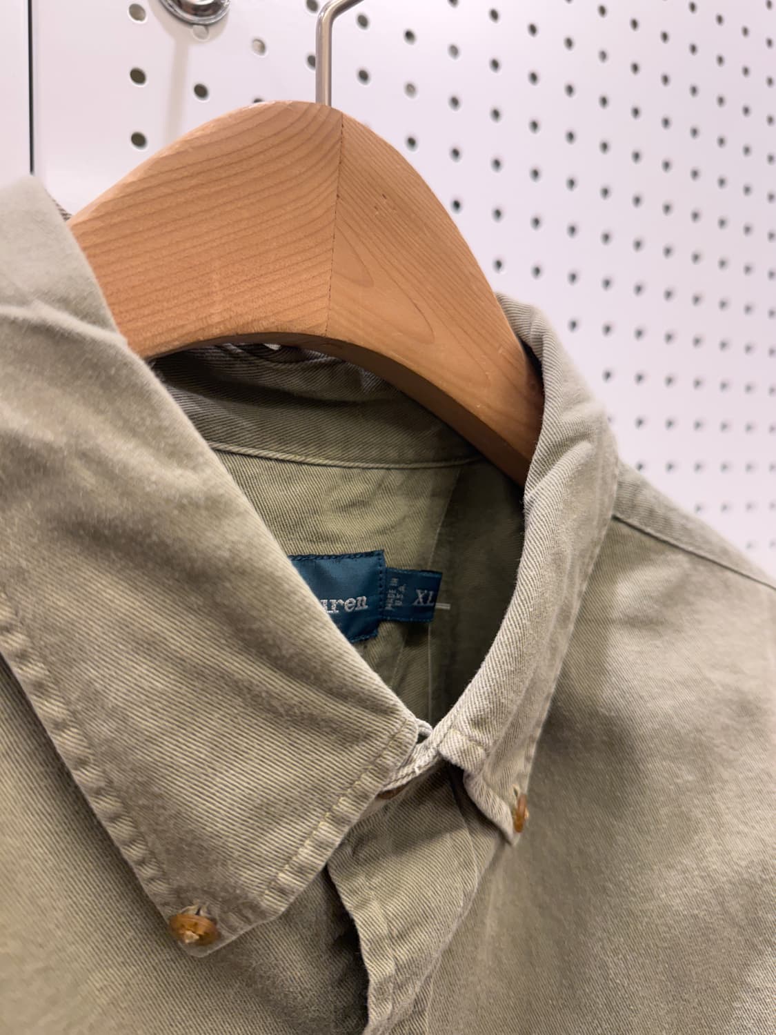 폴로 랄프 로렌 카키 버튼다운 셔츠 U505 상품이미지4