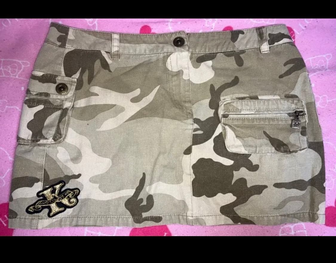  카고 치마 카모 밀리터리 일브 y2k갸루 빈티지  상품이미지1