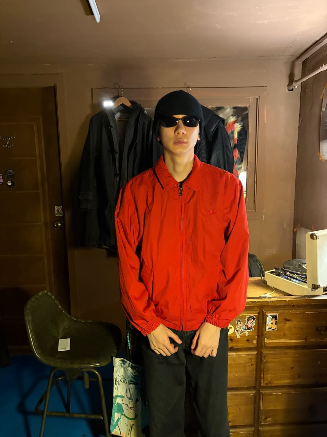 90s Burberrys reversible check bomber 상품이미지9