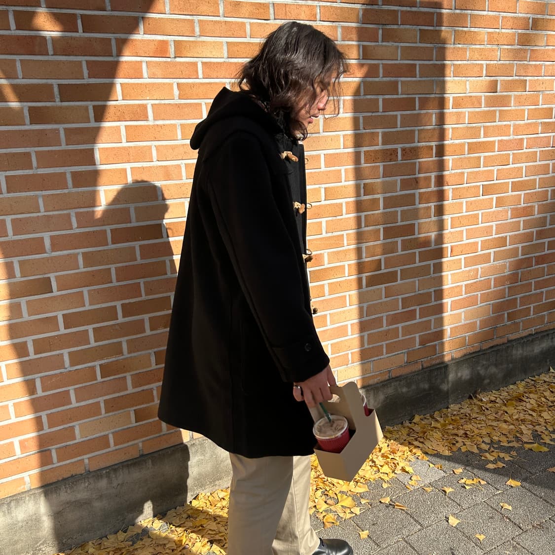 Schott 쇼트 후드 더플코트 L 상품이미지10