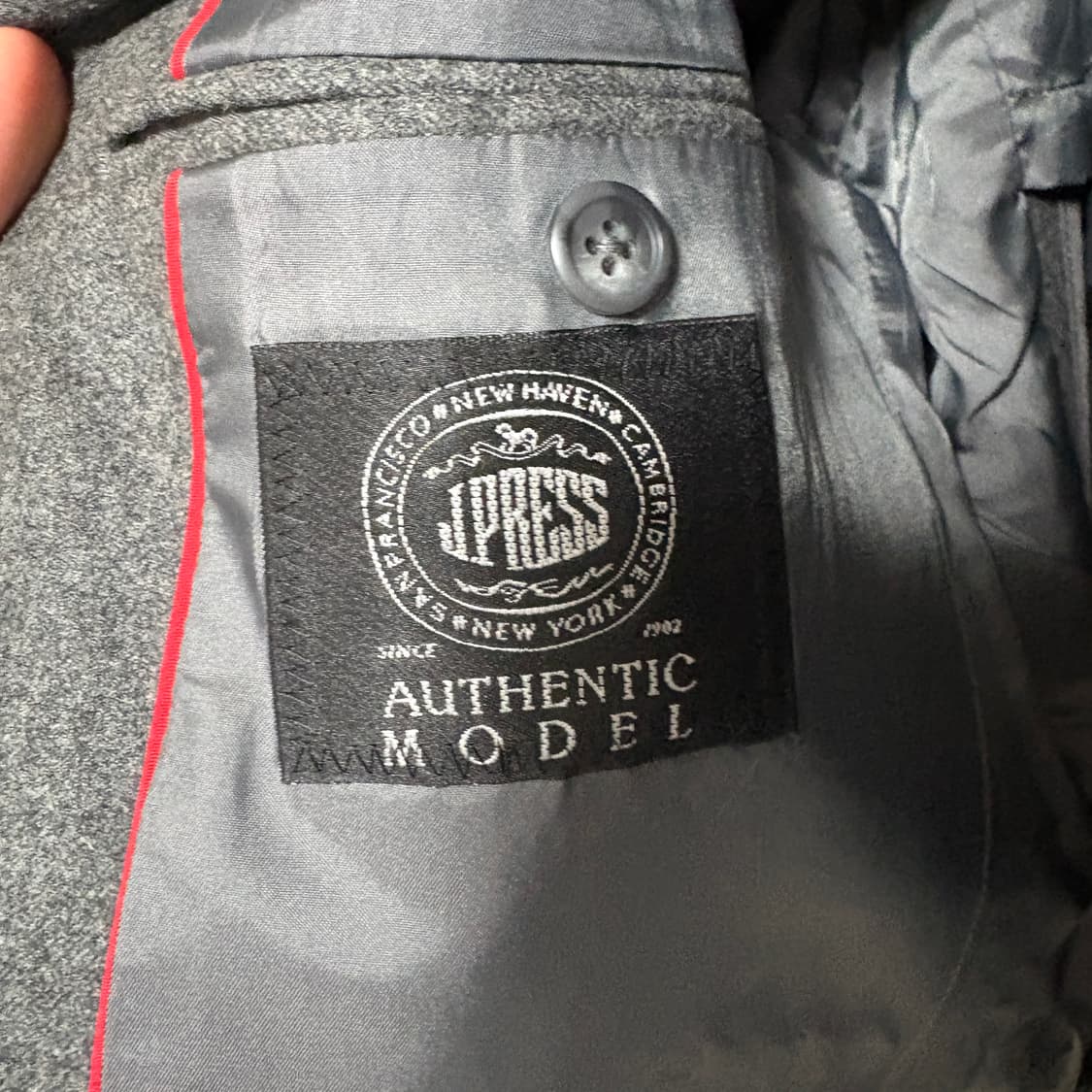 제이프레스 3 roll 2 울 금장 블레이저 / 그레이, L 상품이미지8