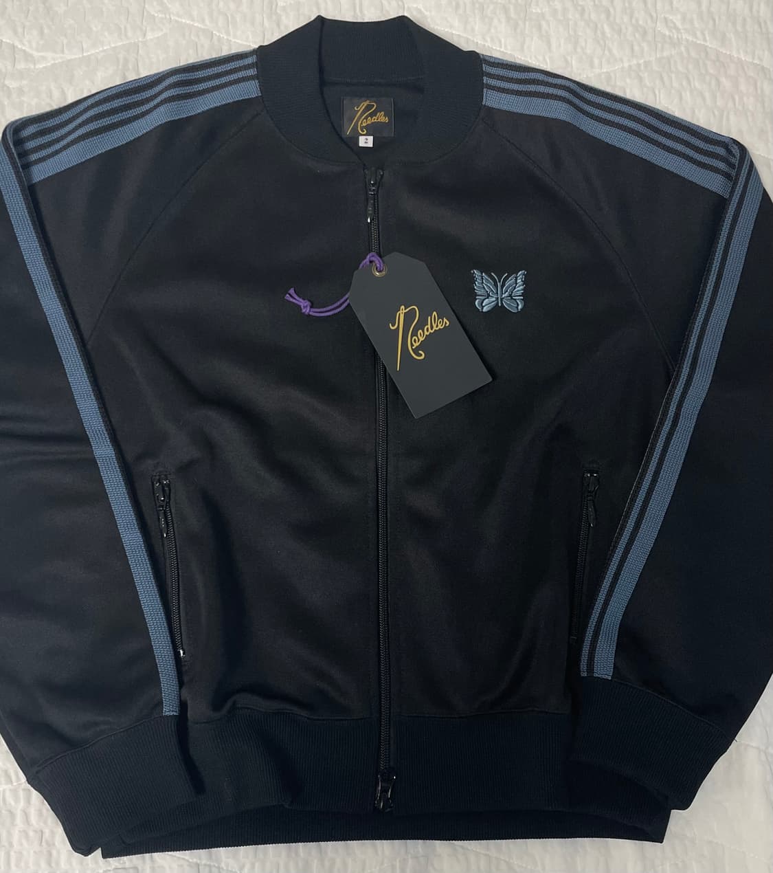 니들스 x Bshop 폴리스무스 트랙자켓 블랙 상품이미지3
