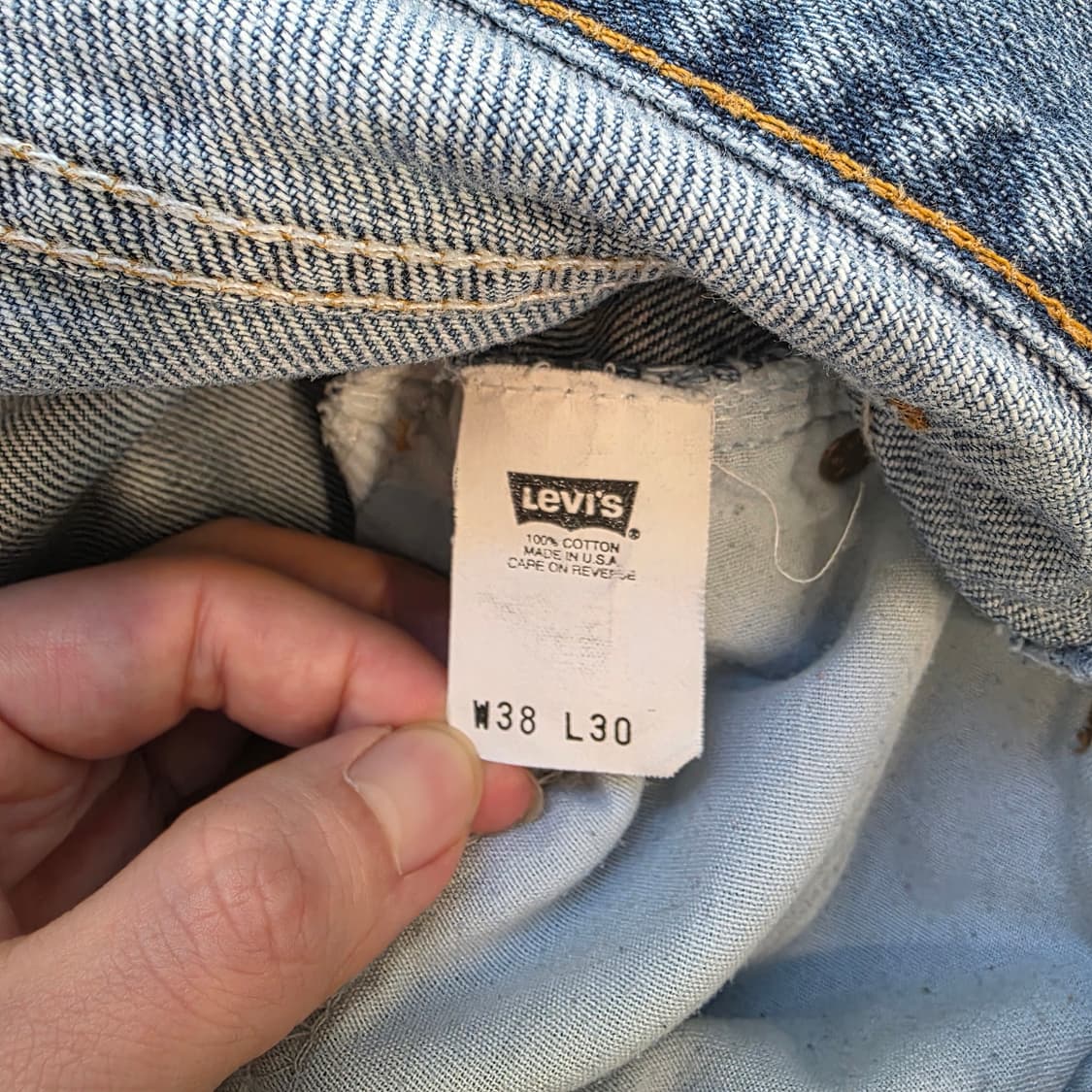 [W38L30]00s 리바이스 USA 505 데님 팬츠 상품이미지4