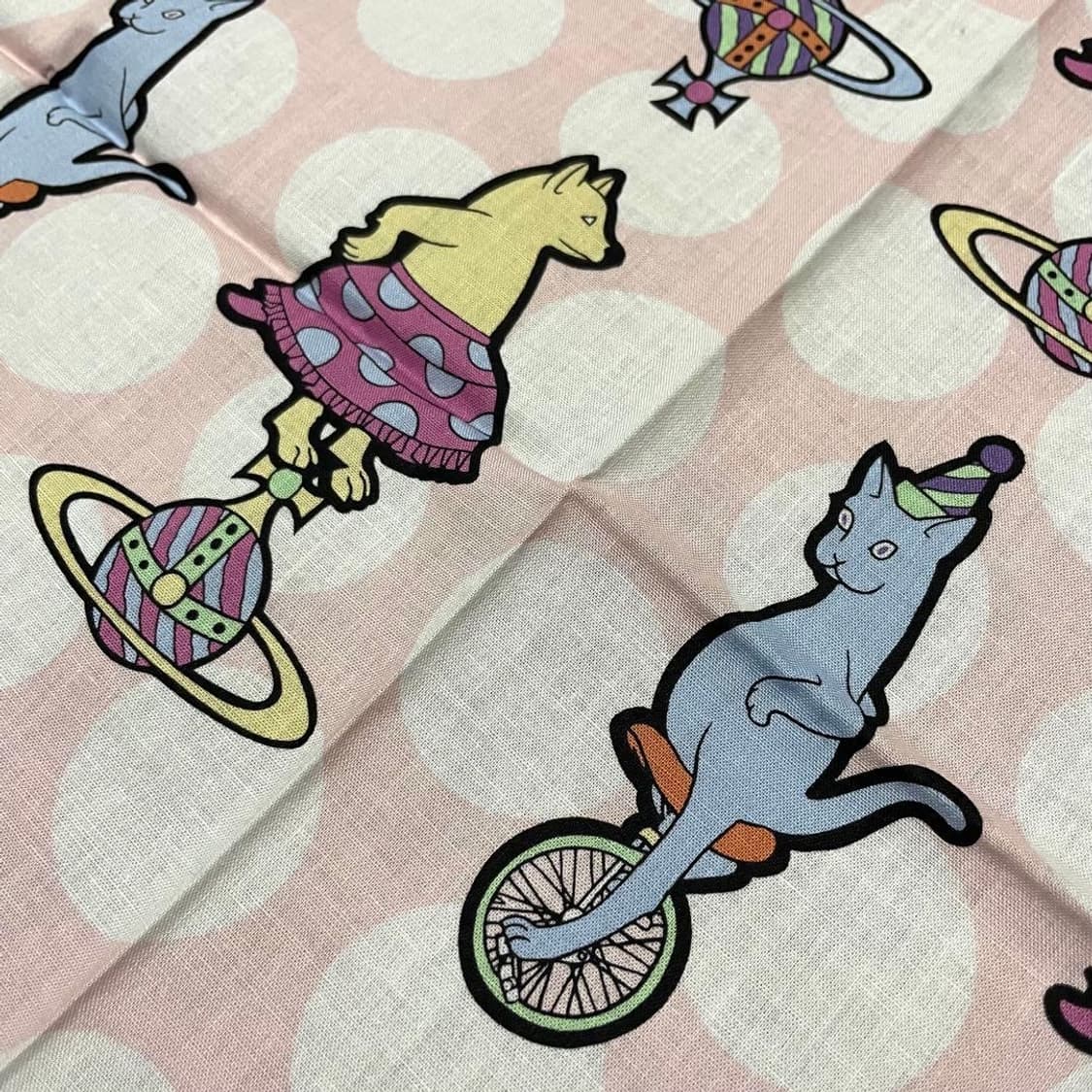 Vivienne Westwood 비비안 웨스트우드 미니스카프 손수건 핑크 상품이미지6