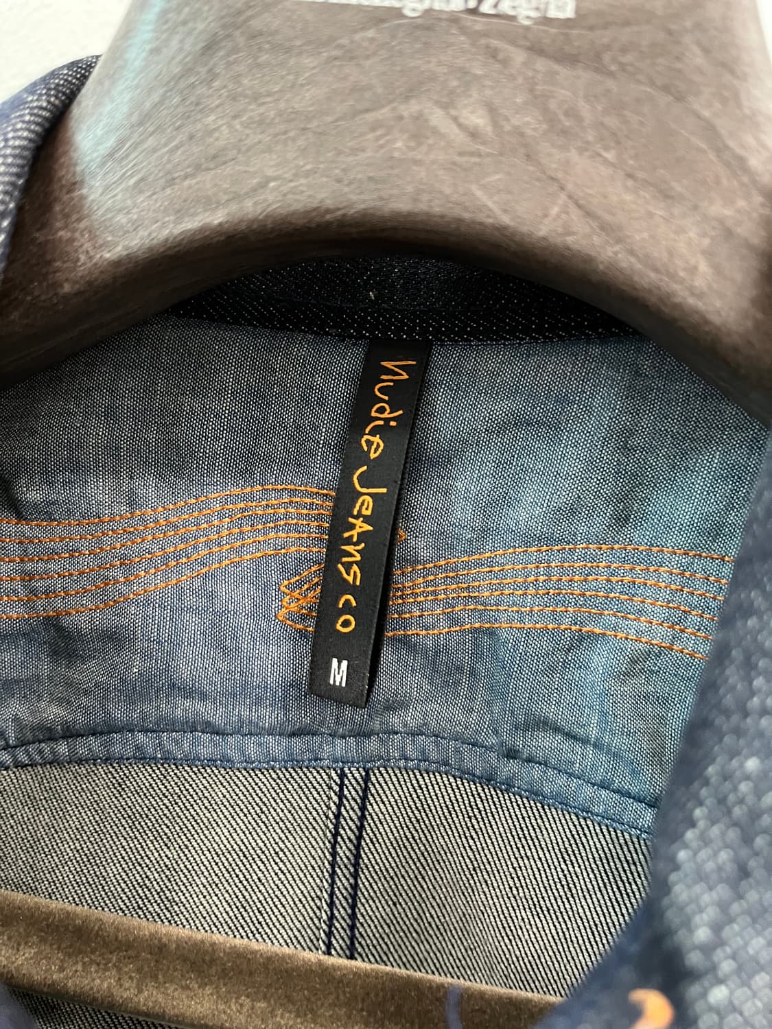 슬림100) 누디진 데님셔켓  상품이미지6