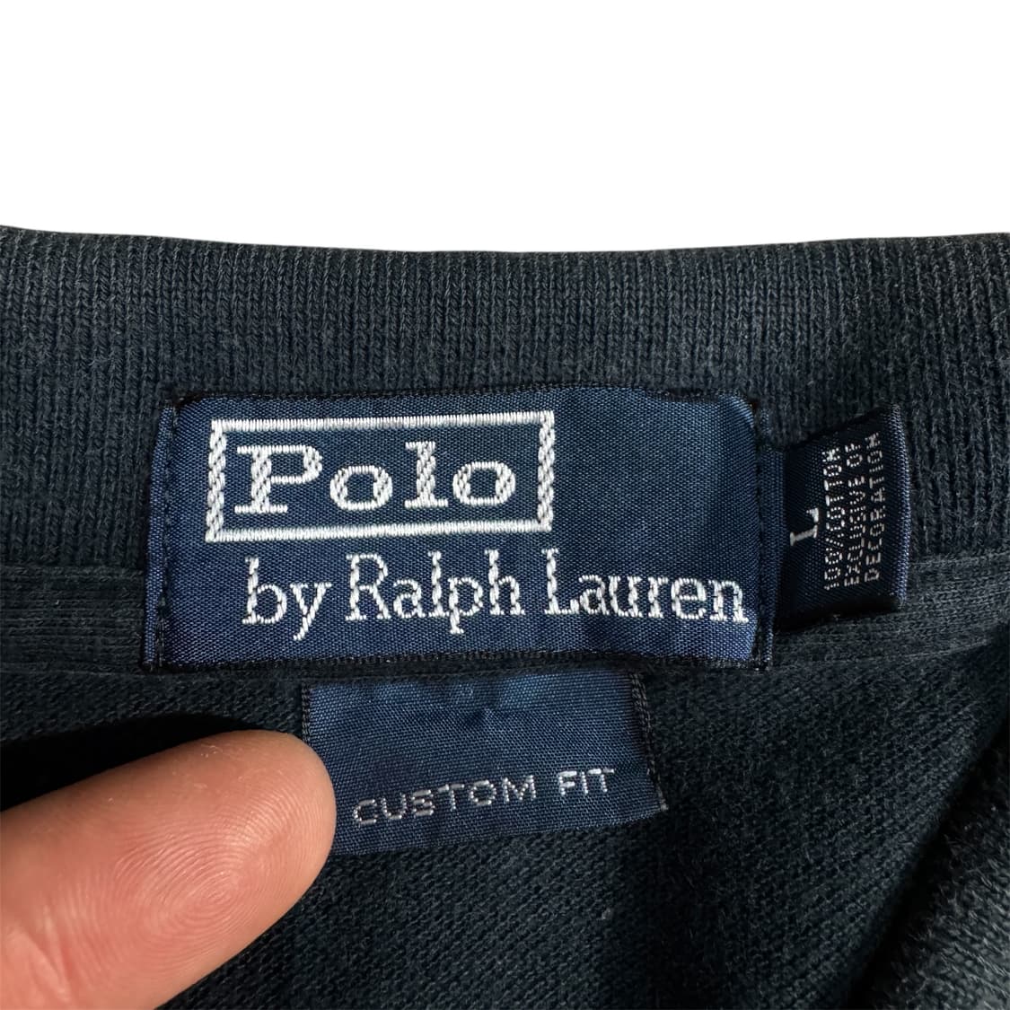 폴로 랄프로렌 빅포니 카라티 블랙 상품이미지4