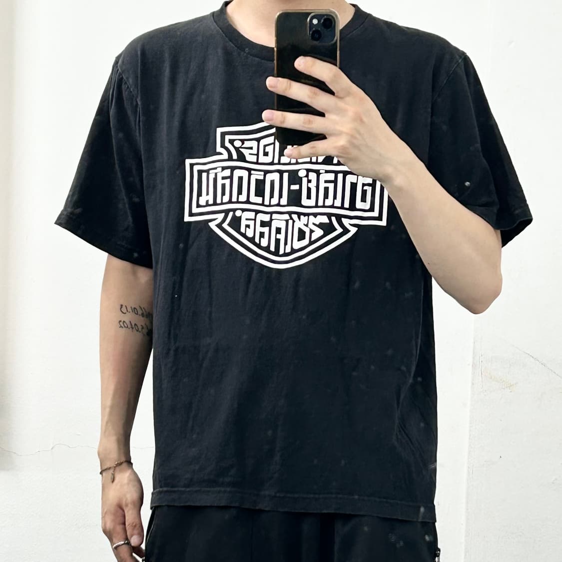 할리데이비슨 빅로고 반팔 티셔츠 상품이미지2