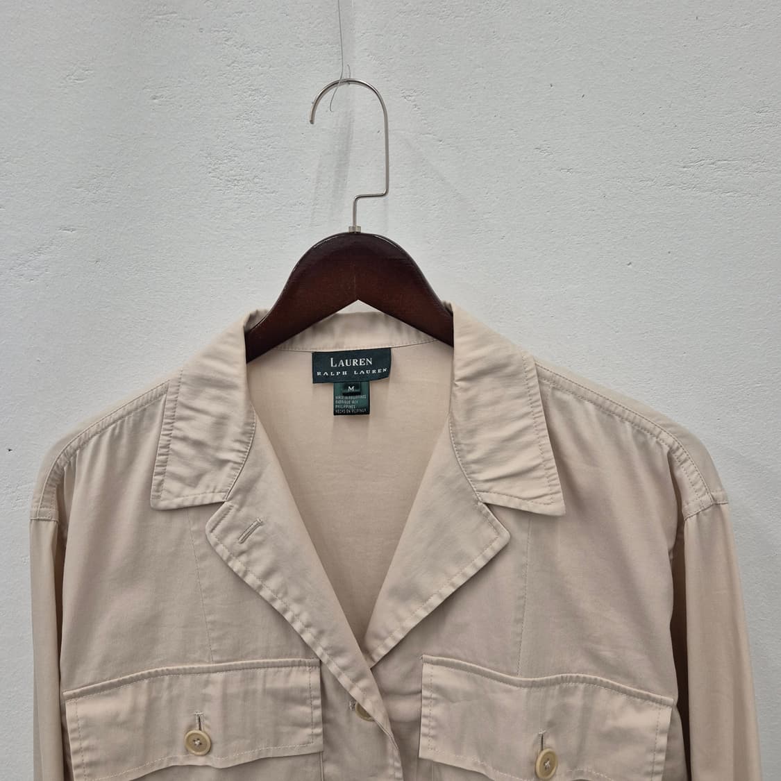 로렌 랄프로렌 사파리 셔츠 자켓 M 상품이미지2