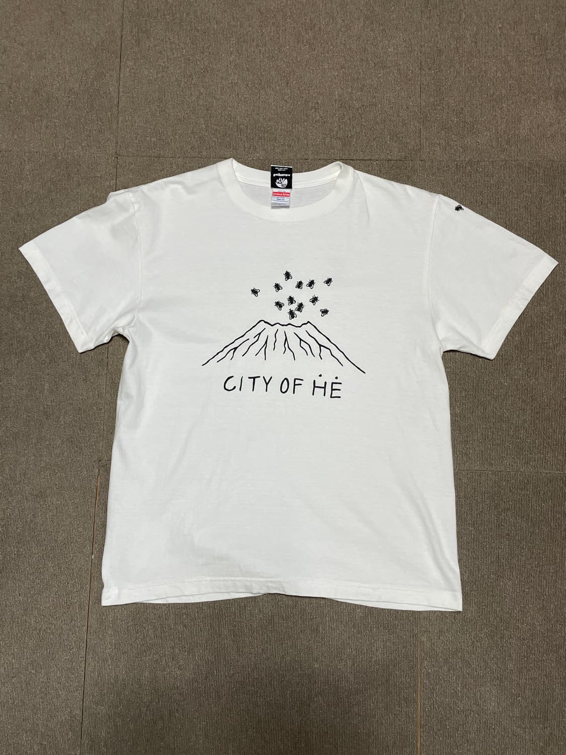 Vintage City of he 그래픽 반팔티셔츠  J02450 상품이미지1