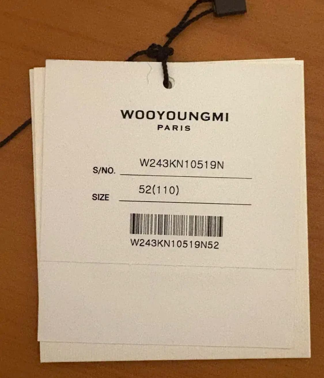 (52) 24fw 우영미 네이비 하프집업 니트 스웨터 상품이미지3