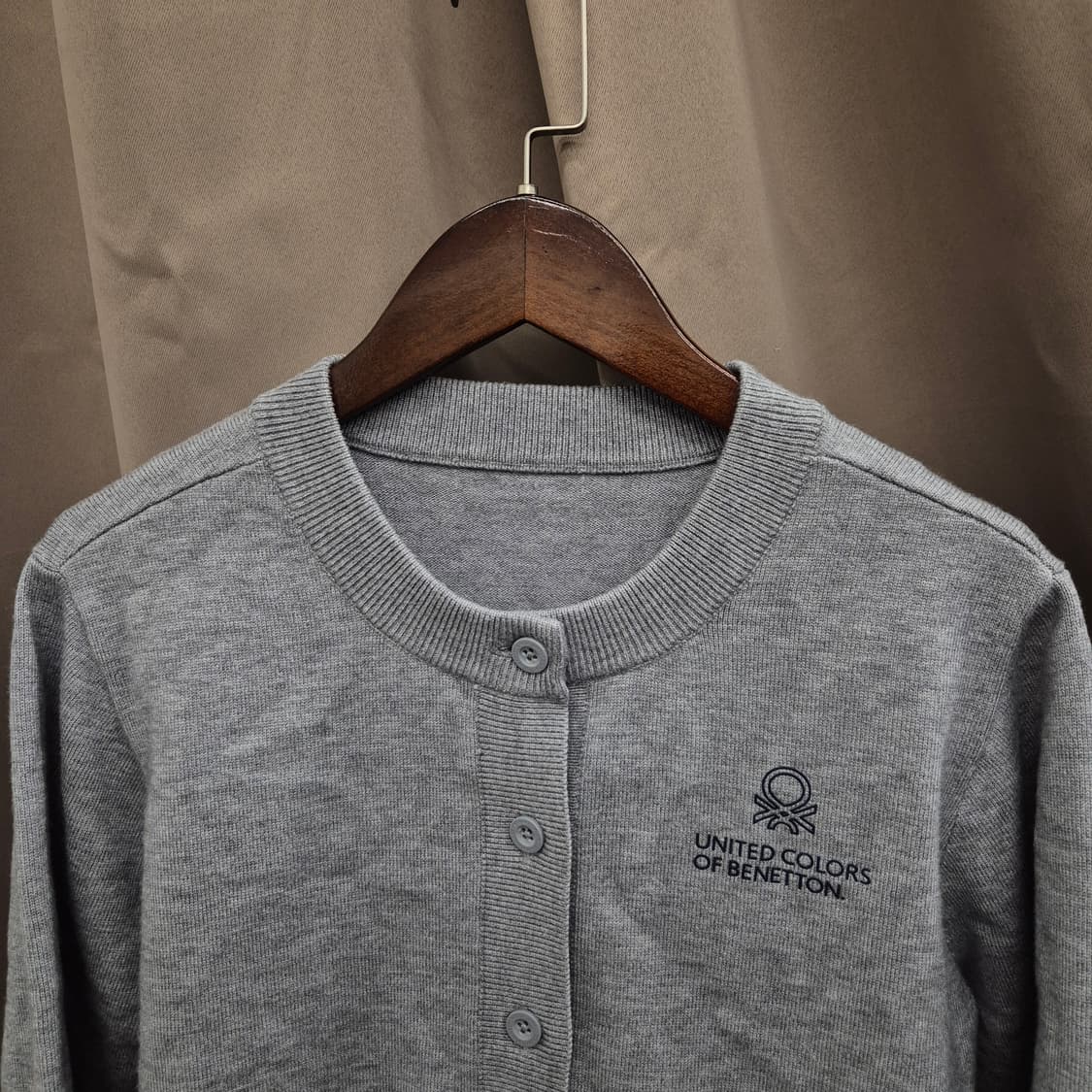 베네통 회색 여성 가디건 95 상품이미지2