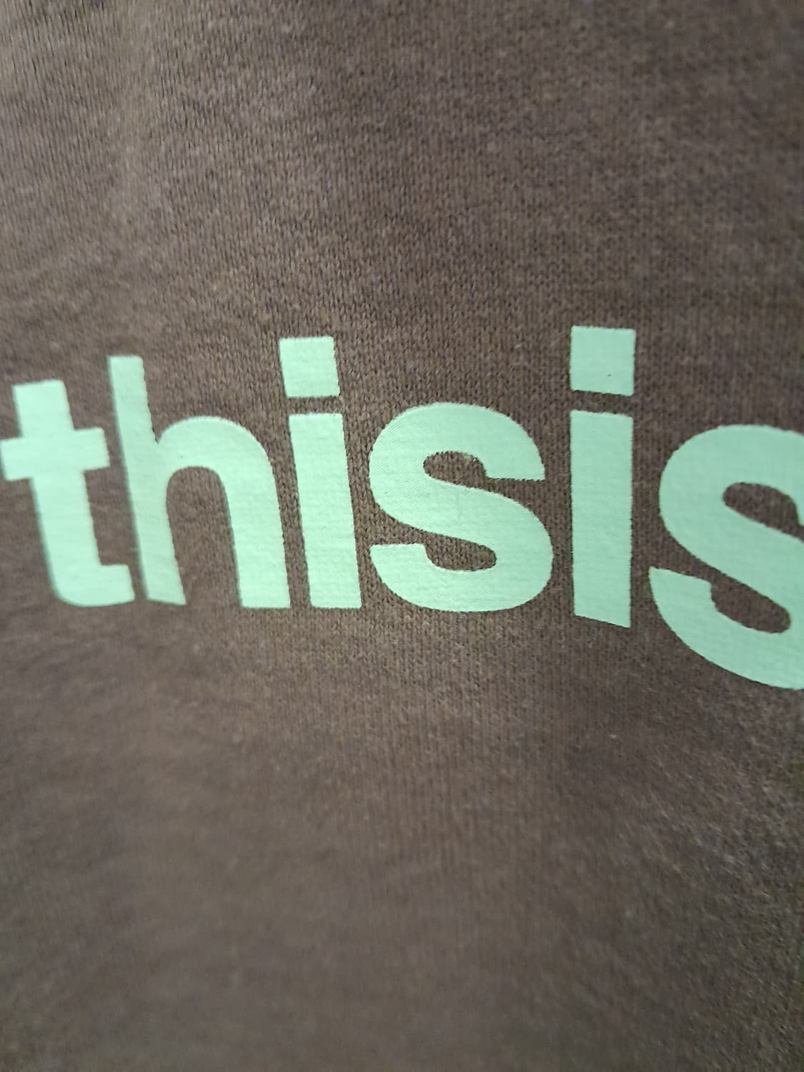 💥디스이즈네버댓 기모후드 브라운 (S)      상품이미지9