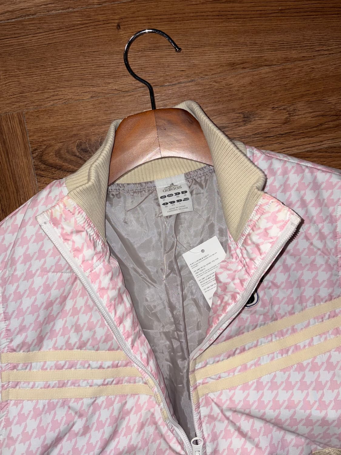 아디다스 타탄체크 투웨이 패딩 상품이미지6