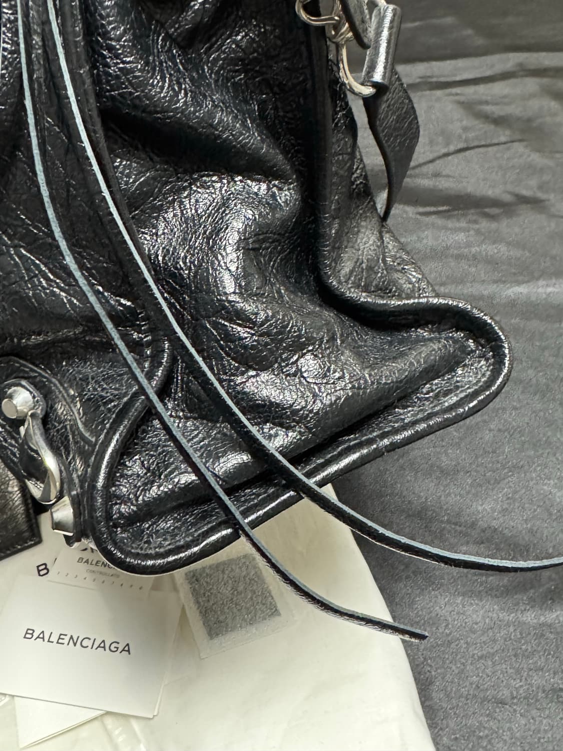 발렌시아가 모터백 은장 미디움 새상품급 레어빈티지 상품이미지8