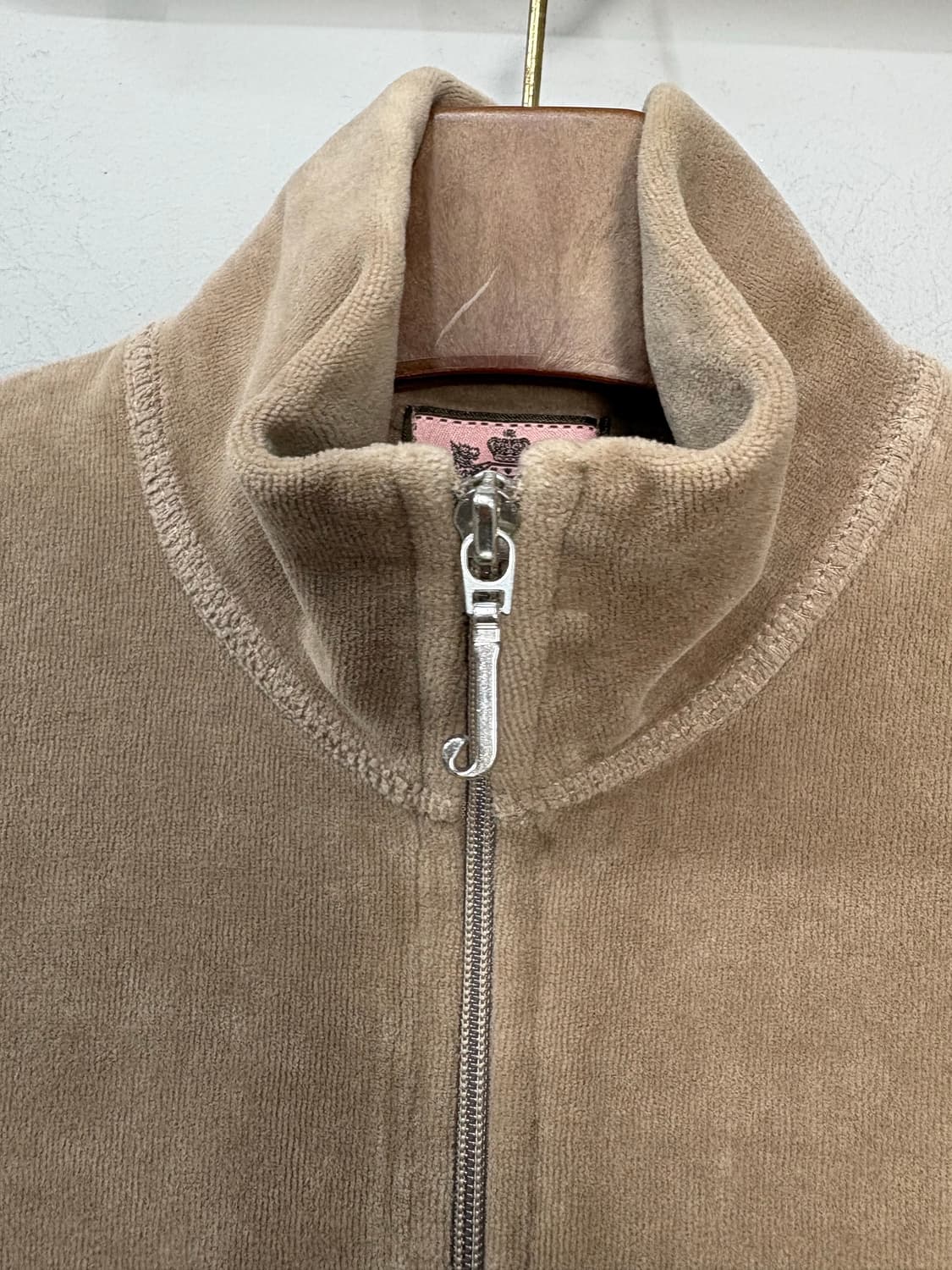 쥬시꾸뛰르 벨벳 집업 A3080 상품이미지3