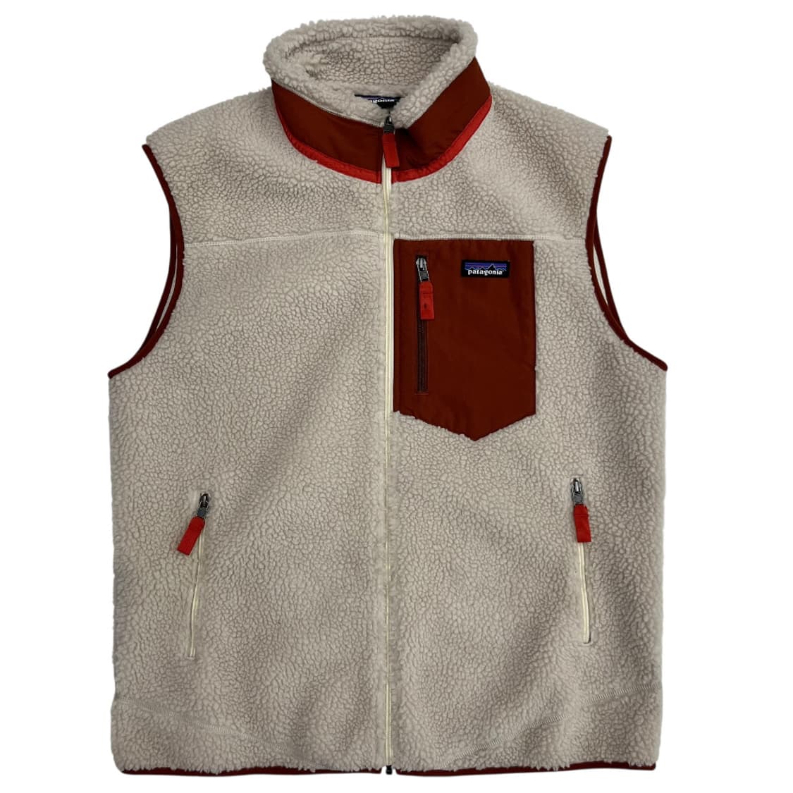 파타고니아 브라운 포켓로고 레트로 후리스 베스트 L 상품이미지2