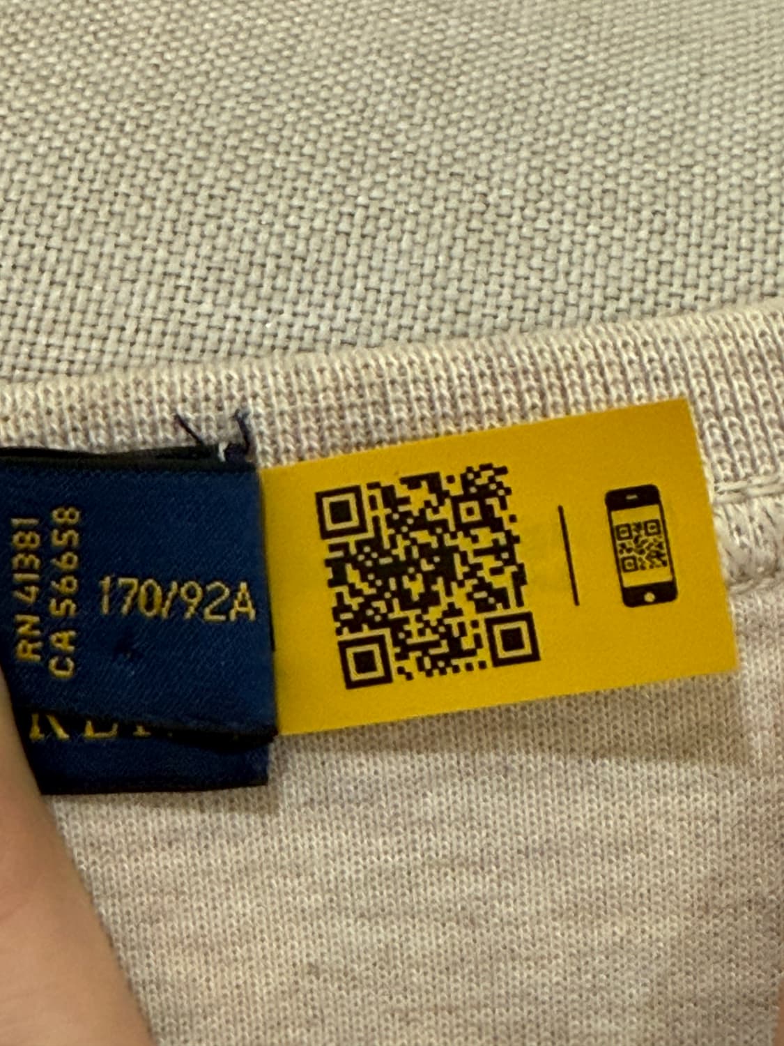 [s] Polo 폴로 랄프로렌 맨투맨 오트밀 베이지 정품 인증o 상품이미지4