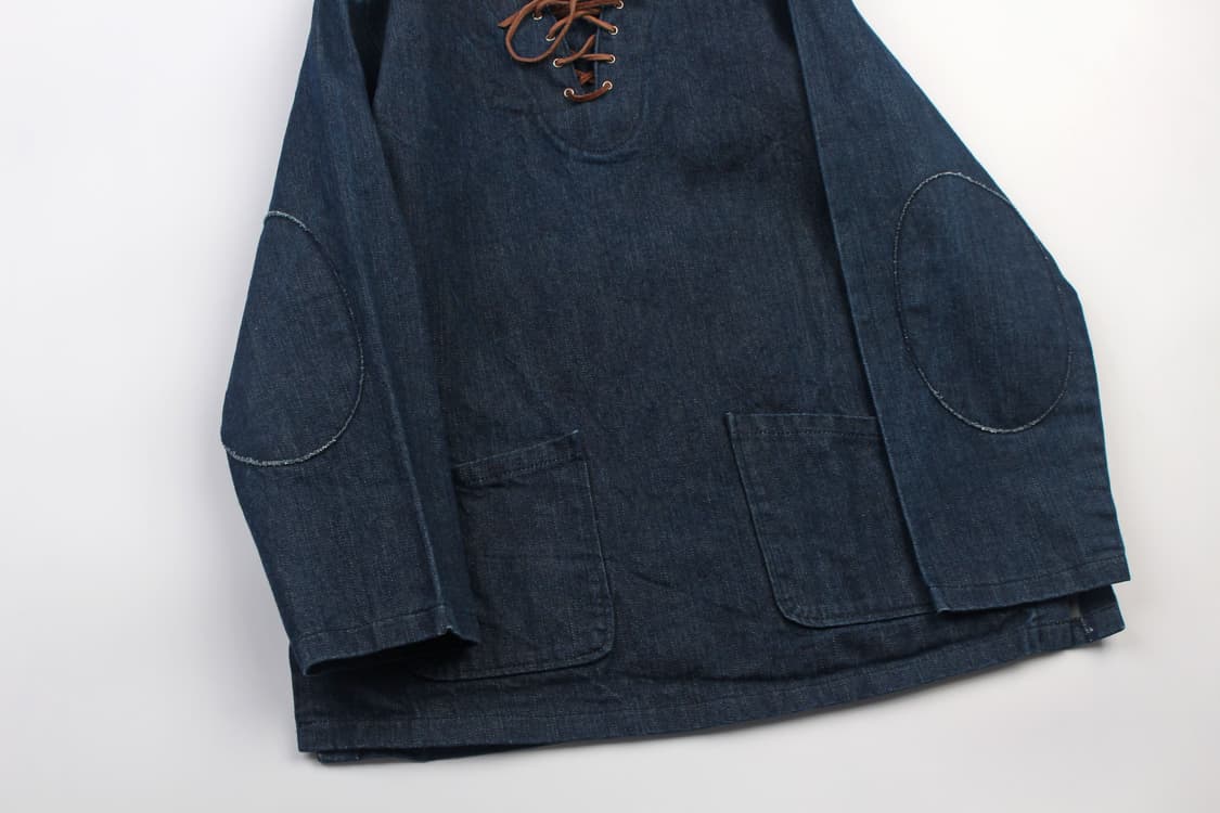 FREAK’S AMERICA Lace Up Denim Pullover M 상품이미지9
