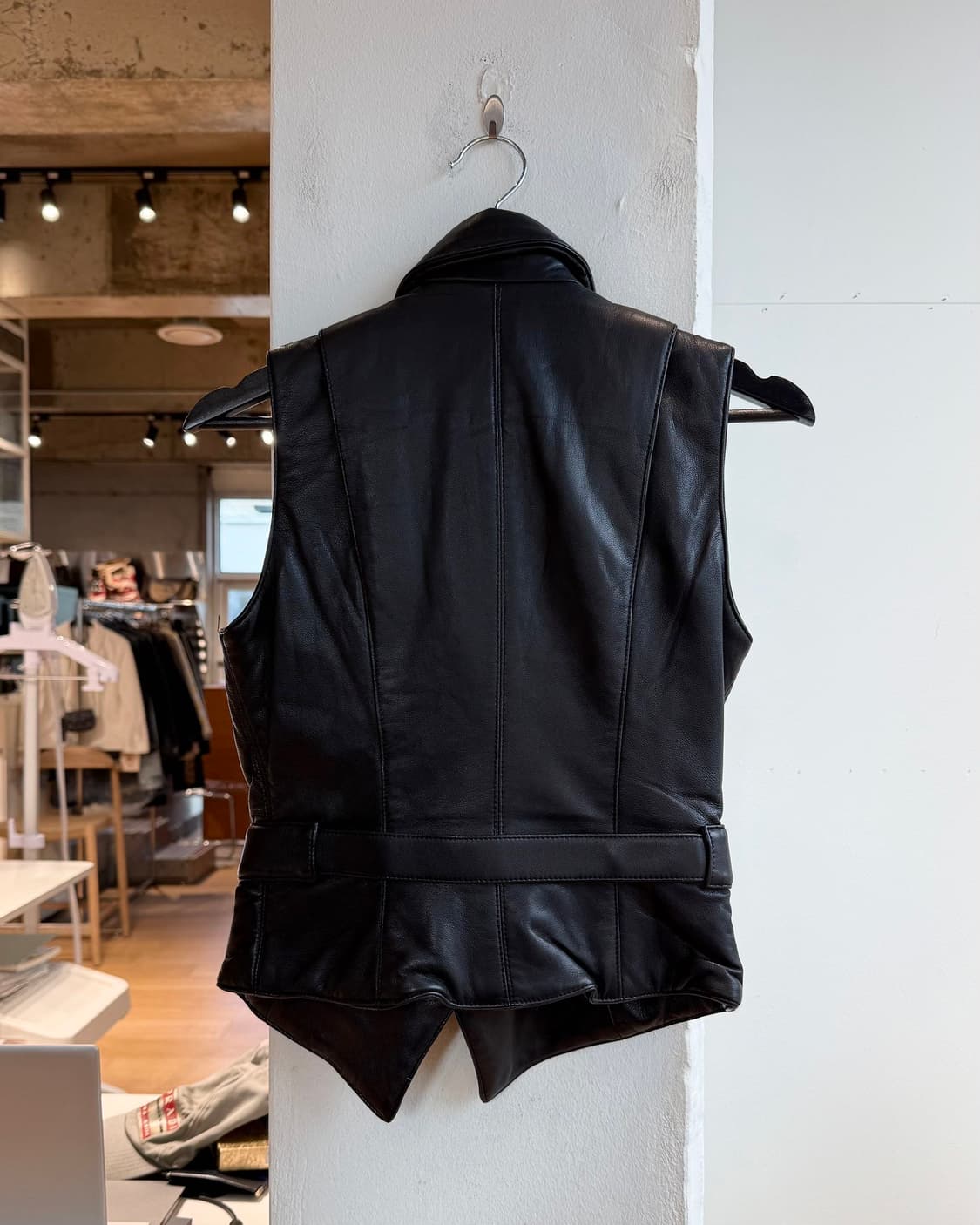 알렉산더 왕 블랙 쉽스킨 베스트 라이더 자켓  상품이미지7