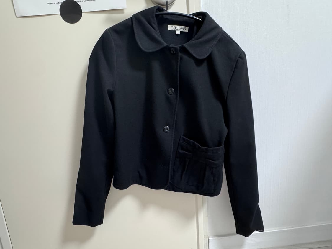 코이세이오 RIBBON JACKET BLACK 상품이미지2